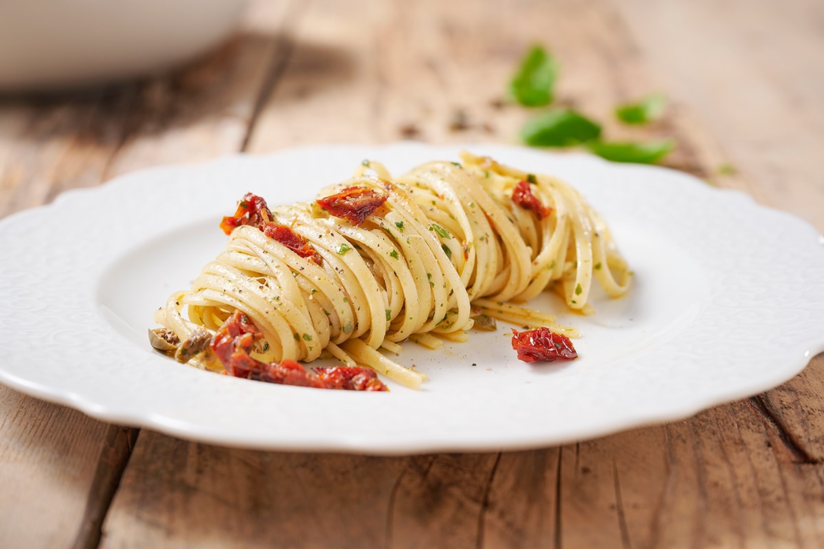 Pasta Con Pomodori Secchi Il Ricettario Della Cucina