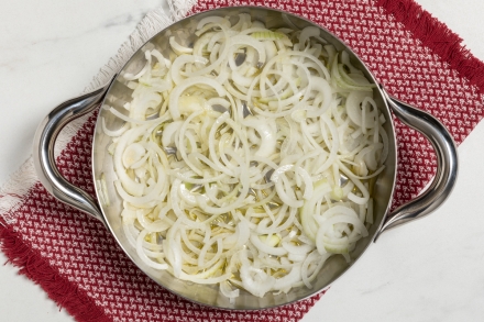 Preparazione Baccalà con cipolle - Fase 2 Preparazione Baccalà con cipolle - Fase 2