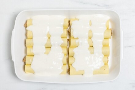 Preparazione Cannelloni di carne e funghi - Fase 8