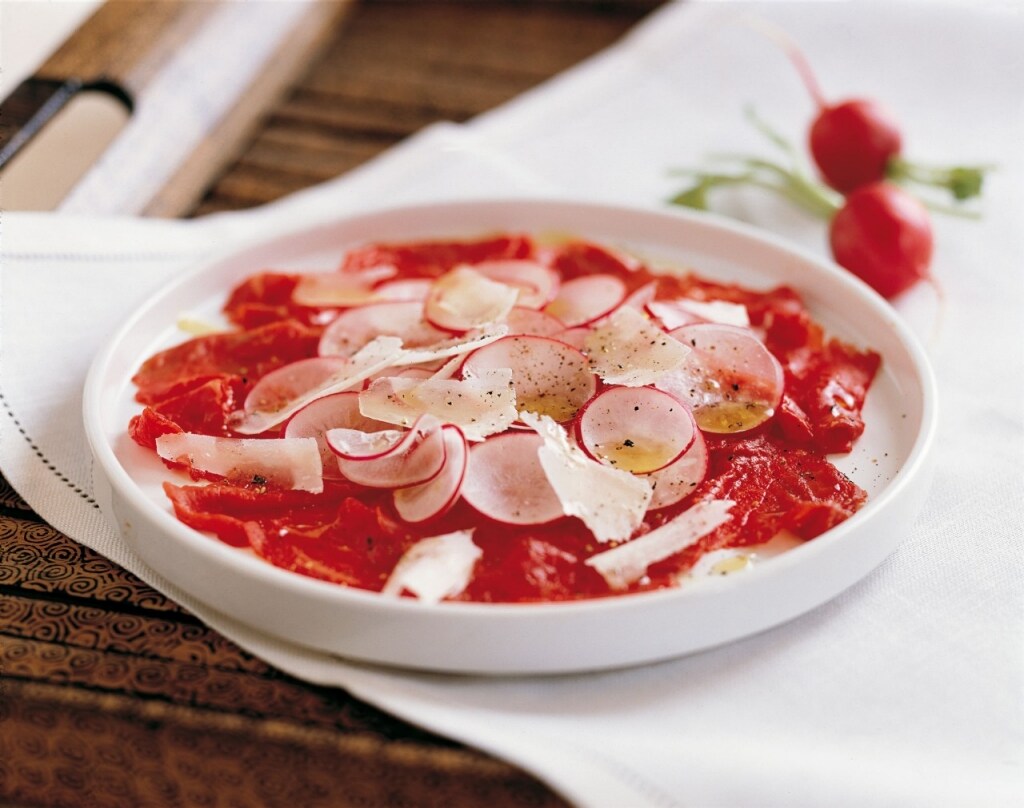 Ricetta Carpaccio Di Manzo E Ravanelli Cucchiaio D Argento