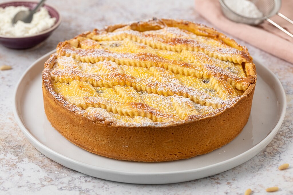 Crostata di ricotta romana