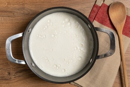 Preparazione Gelato al parmigiano - Fase 1