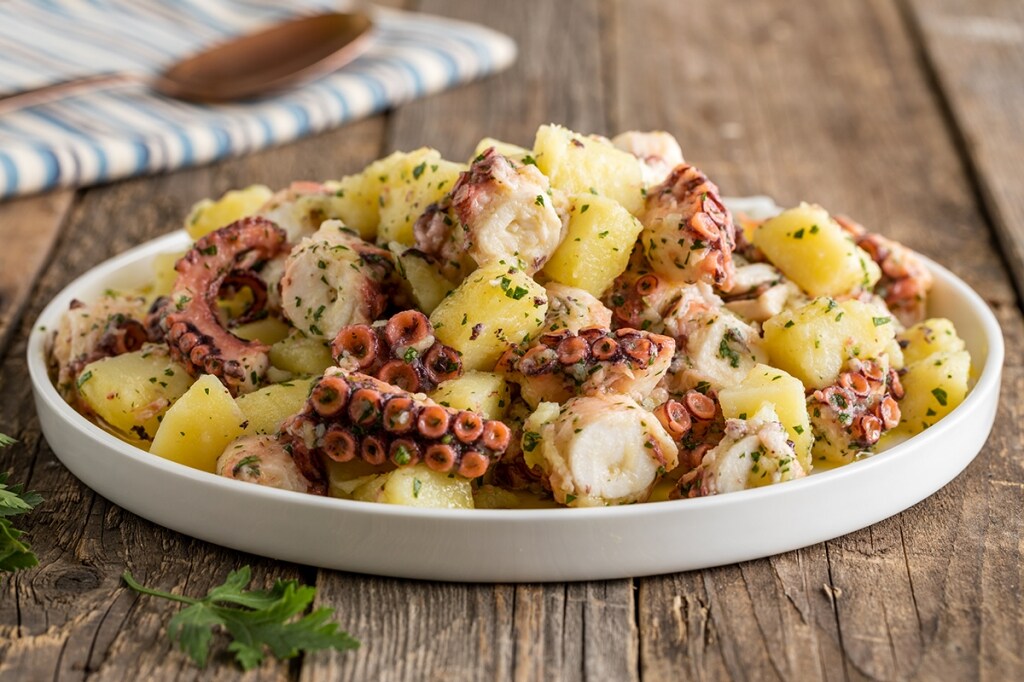 Insalata di polpo con patate