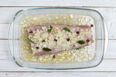 Preparazione Lonza di maiale al ginepro - Fase 2