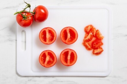 Preparazione Pomodori ripieni - Fase 1