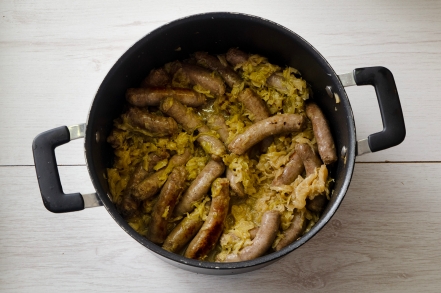 Preparazione Verza e salsiccia - Fase 4 Preparazione Verza e salsiccia - Fase 4