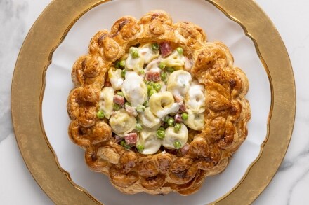 Preparazione Vol au vent ripieno di tortellini - Fase 5