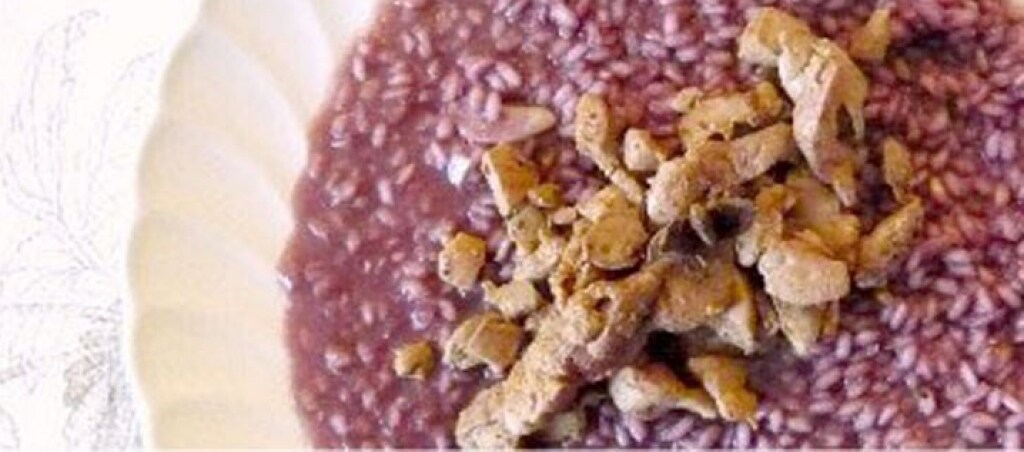 Ricetta Risotto Al Lambrusco Con Fegato Di Coniglio Cucchiaio D Argento