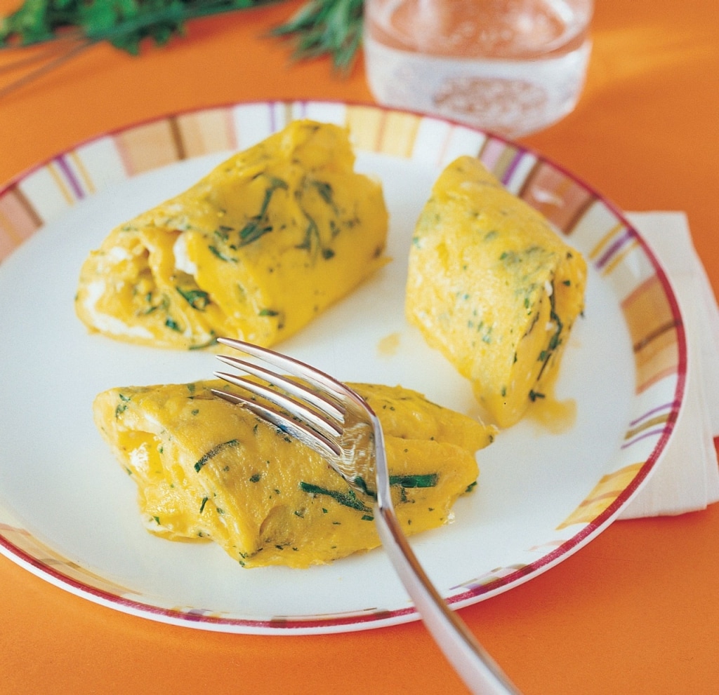 Ricetta Omelette alle erbe aromatiche - Cucchiaio d'Argento