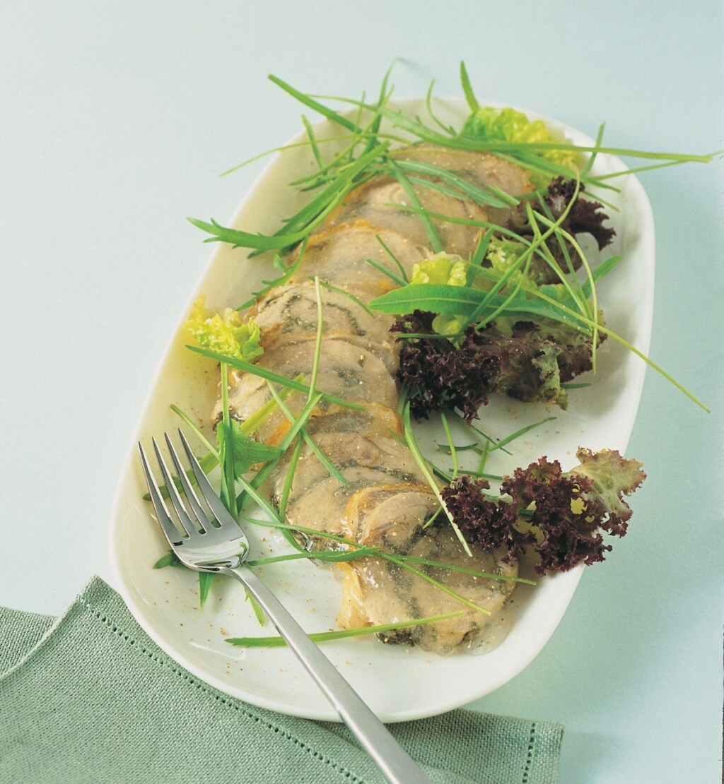 Ricetta Rotolo di tacchino in gelatina - Cucchiaio d'Argento