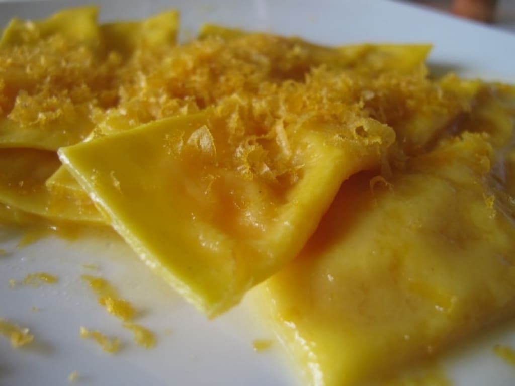 Ricetta Pappardelle Ripiene Di Zucca Con Bottarga Vergine Di Cabras ...