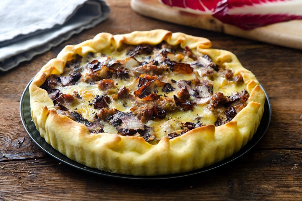 Quiche al radicchio rosso