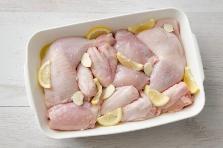 Preparazione Pollo al limone e taccole - Fase 1