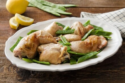 Preparazione Pollo al limone e taccole - Fase 3