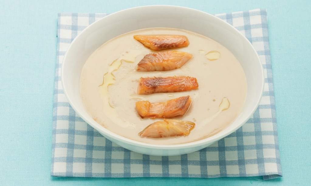 Ricetta Crema Di Cannellini Con Trota Salmonata Al Rosmarino Cucchiaio D Argento