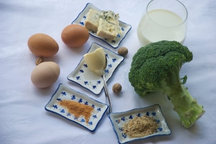 Preparazione Soufflé di broccoli e gorgonzola - Fase 1