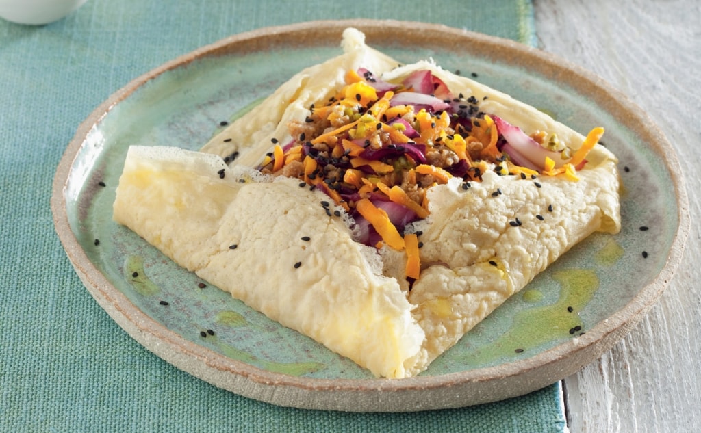 Ricetta Crespelle Di Ceci Con Seitan E Radicchio Cucchiaio D Argento