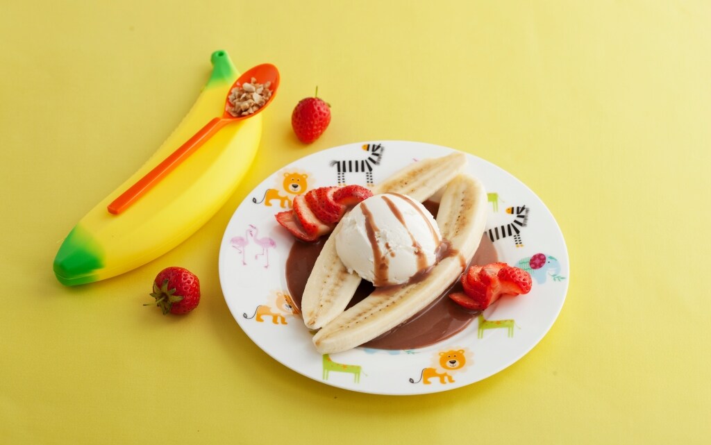 Ricetta La mia prima banana split - Cucchiaio d'Argento