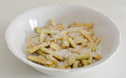 Preparazione Melanzane sott'olio - Fase 1