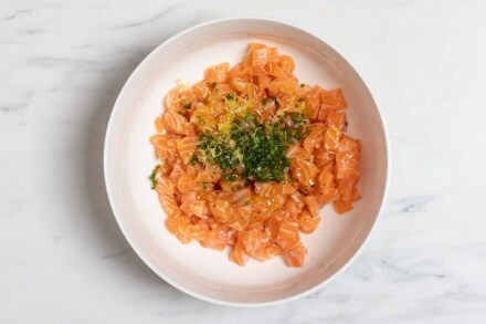 Preparazione Tartare di salmone - Fase 2