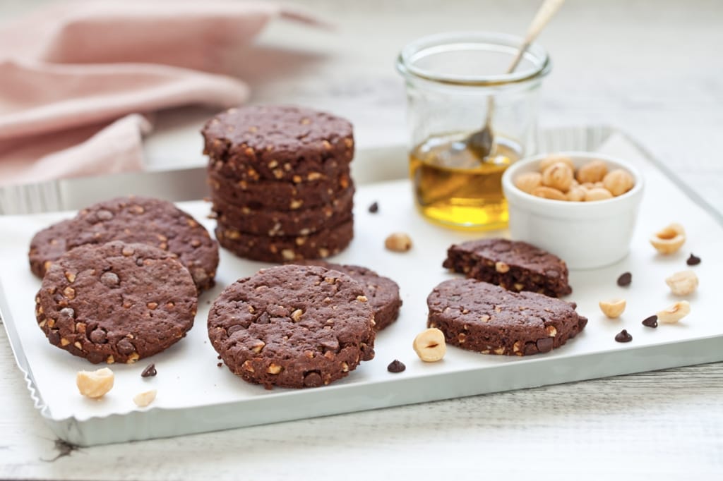 Ricetta Biscotti All Olio D Oliva Cioccolato E Nocciole Cucchiaio D Argento