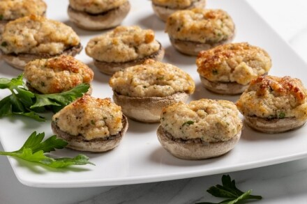 Preparazione Funghi ripieni - Fase 6