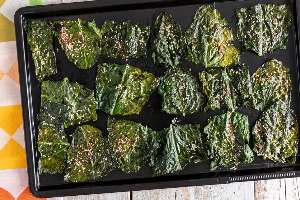 Ricetta Chips di cavolo nero al forno - Cucchiaio d'Argento