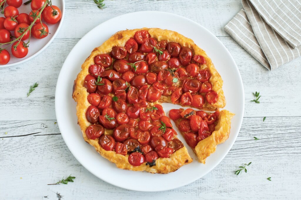 Tarte tatin di pomodorini