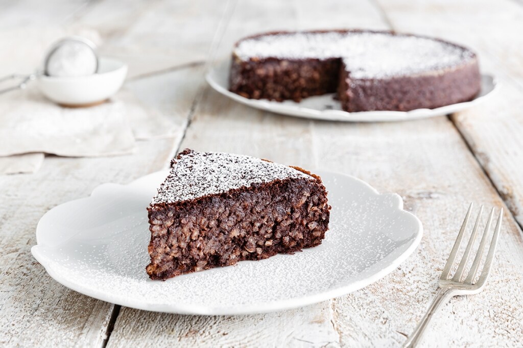 Torta di riso e cacao