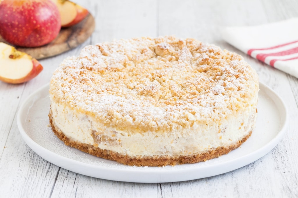 Ricetta Crumble Cheesecake Alle Mele Cucchiaio D Argento