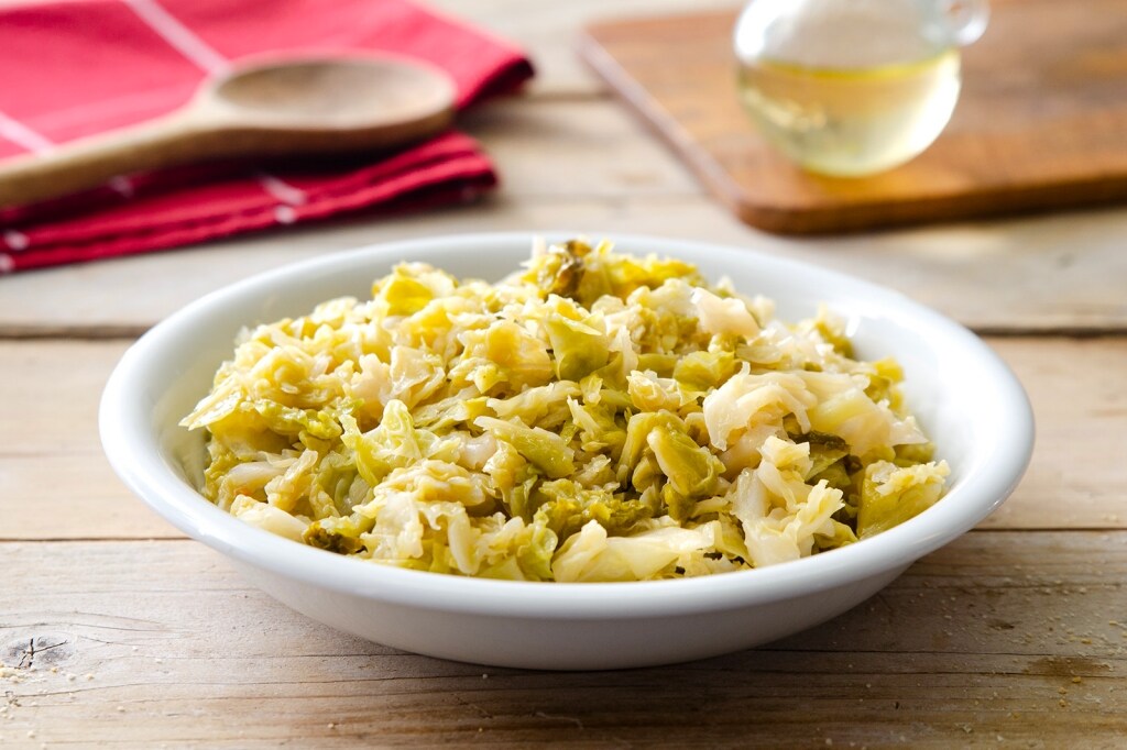 Ricetta Verza Stufata In Padella Cucchiaio D Argento