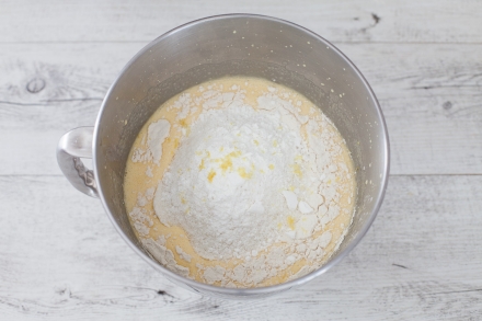 Preparazione Torta al cocco - Fase 2 Preparazione Torta al cocco - Fase 2
