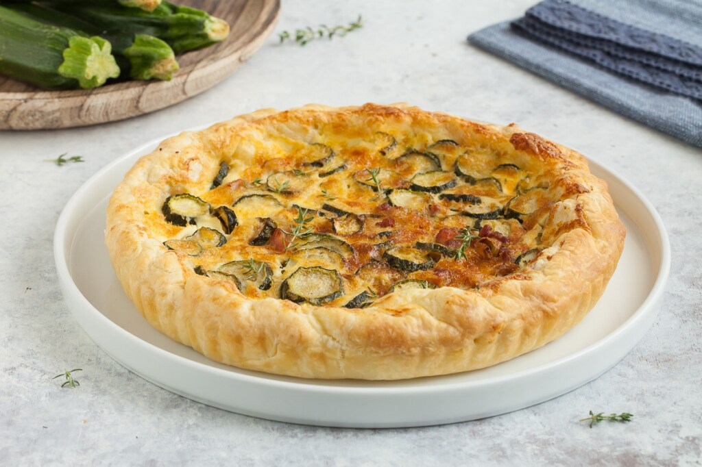 Torta salata alle zucchine