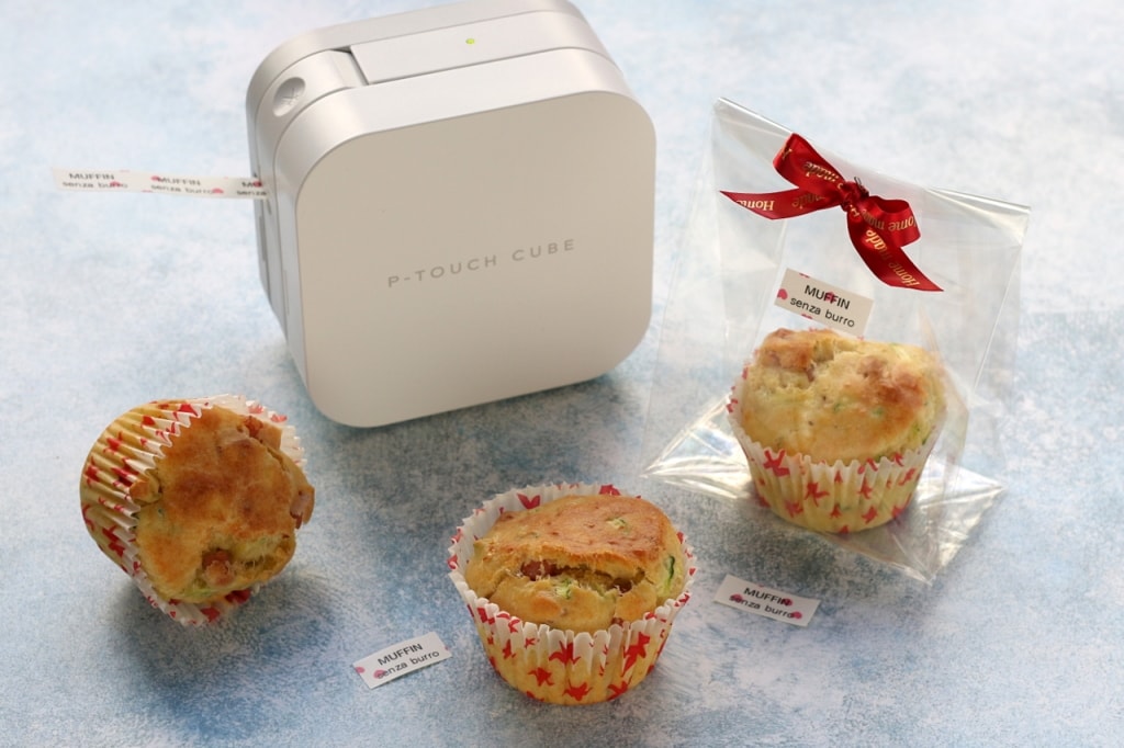 Muffin di zucchine e prosciutto cotto light nella friggitrice ad aria