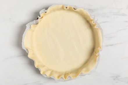 Preparazione Torta salata alla verza senza uova - Fase 2 Preparazione Torta salata alla verza senza uova - Fase 2