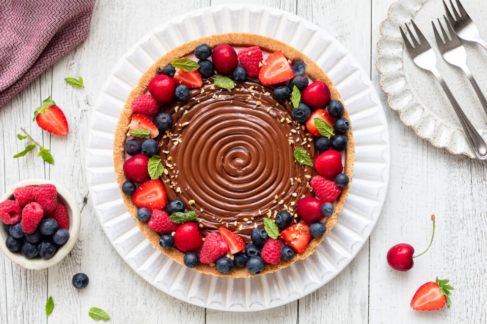 Torta fredda alla Nutella Torta fredda alla Nutella