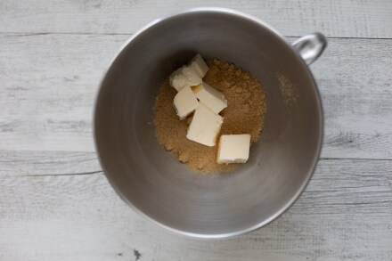 Preparazione Cookies al cioccolato e zenzero candito - Fase 1