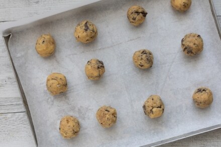 Preparazione Cookies al cioccolato e zenzero candito - Fase 3