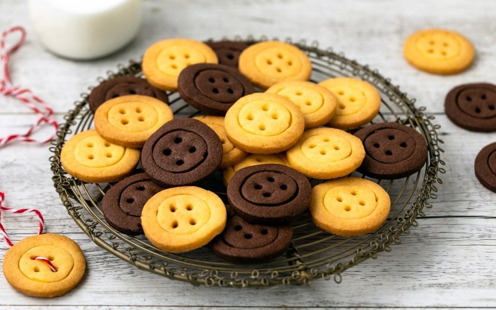 Stampo per biscotti al burro e cioccolato