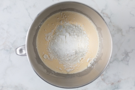Preparazione Torta facilissima alla Nutella - Fase 2 Preparazione Torta facilissima alla Nutella - Fase 2
