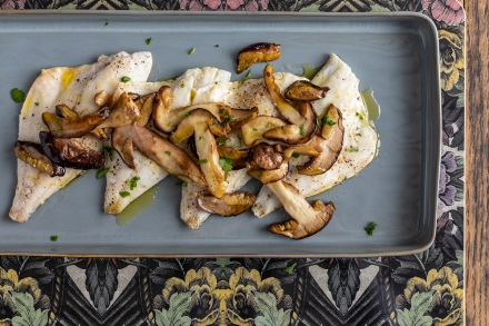 Preparazione Orata con i funghi porcini - Fase 4 Preparazione Orata con i funghi porcini - Fase 4