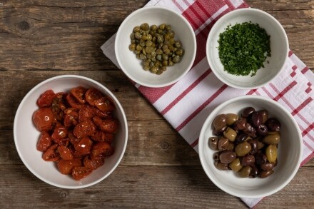 Preparazione Baccalà in crosta senza glutine - Fase 1