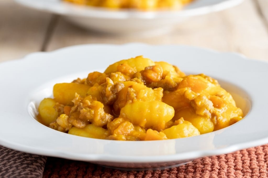 Ricetta Gnocchi con zucca, salsiccia e porri - Cucchiaio d'Argento