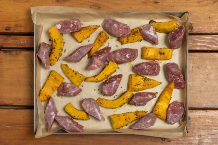 Preparazione Zucca e salsiccia  - Fase 3 Preparazione Zucca e salsiccia  - Fase 3