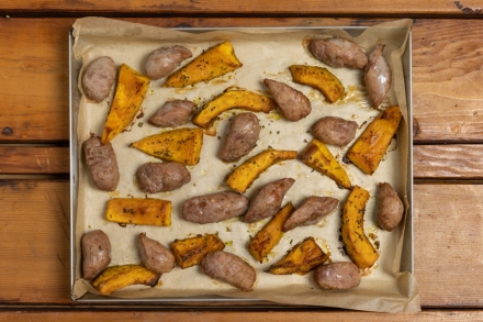 Preparazione Zucca e salsiccia  - Fase 4 Preparazione Zucca e salsiccia  - Fase 4