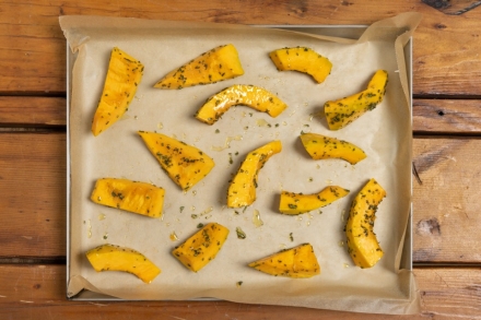 Preparazione Zucca e salsiccia  - Fase 2 Preparazione Zucca e salsiccia  - Fase 2