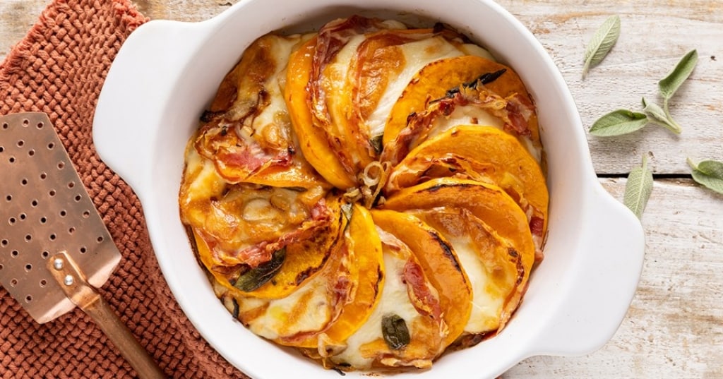 Ricetta Parmigiana di zucca, provola e pancetta Cucchiaio d'Argento