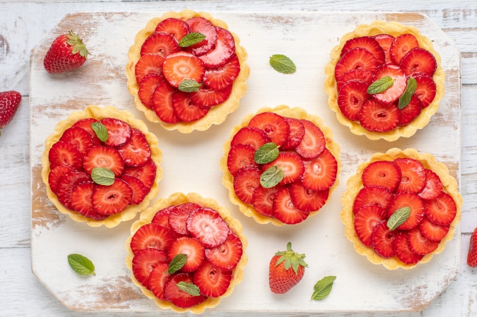 Ricetta Crostatine alle fragole - Cucchiaio d'Argento