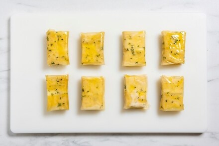 Preparazione Feta in pasta fillo - Fase 5