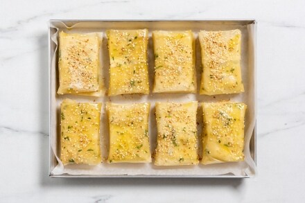 Preparazione Feta in pasta fillo - Fase 5